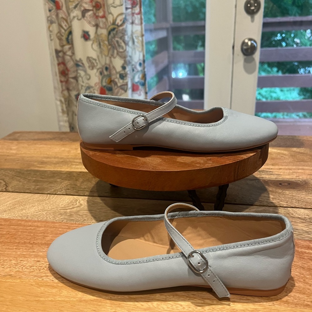 Women’s Steve Madden Vinetta Baby Blue Leather Shoes